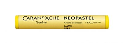 PASTEL A L\'HUILE NEOPASTEL CARAN D\'ACHE JAUNE