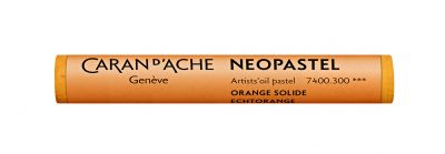 PASTEL A L\'HUILE NEOPASTEL CARAN D\'ACHE ORANGE SOLIDE