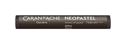 PASTEL A L\'HUILE NEOPASTEL CARAN D\'ACHE SEPIA