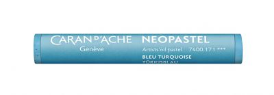 PASTEL A L\'HUILE NEOPASTEL CARAN D\'ACHE TURQUOISE