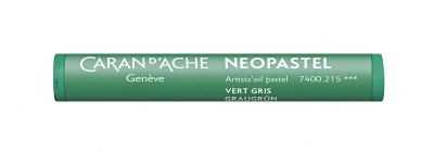 PASTEL A L\'HUILE NEOPASTEL CARAN D\'ACHE VERT GRIS