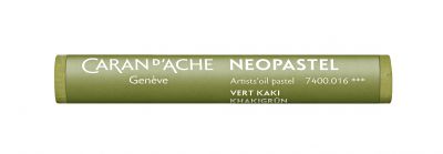 PASTEL A L\'HUILE NEOPASTEL CARAN D\'ACHE VERT KAKI