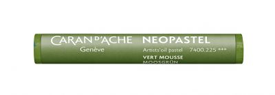 PASTEL A L\'HUILE NEOPASTEL CARAN D\'ACHE VERT MOUSSE