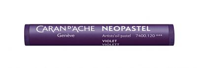 PASTEL A L\'HUILE NEOPASTEL CARAN D\'ACHE VIOLET