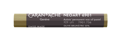 PASTEL CIRE ET HUILE NEOART 6901 OLIVE BRUN�TRE 50%