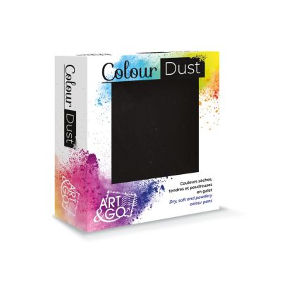 PASTEL SEC ART & GO COLOURDUST - NOIR PROFOND