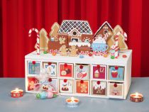 PAYSAGE EN BOIS NOEL A CROQUER POUR BASE CALENDRIER DE L\'AVENT