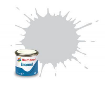 PEINTURE �MAIL HUMBROL ENAMEL 11 - SILVER - METALLIC - (14ML)