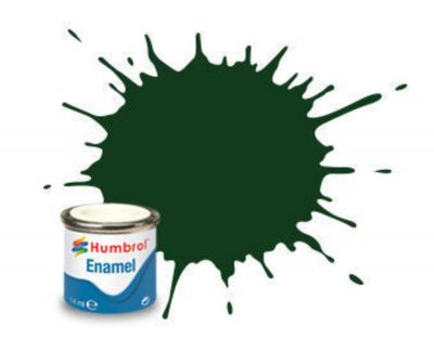 PEINTURE �MAIL HUMBROL ENAMEL 3 - BRUNSWICK GREEN - GLOSS - (14ML)