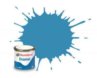 PEINTURE �MAIL HUMBROL ENAMEL 48 - MEDITERRANEAN BLUE - GLOSS - (14ML)
