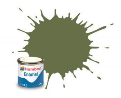 PEINTURE �MAIL HUMBROL ENAMEL 80 - GRASS GREEN - MATT - (14ML)