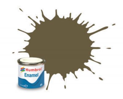 PEINTURE �MAIL HUMBROL ENAMEL 86 - OLIVE GREEN - MATT - (14ML)