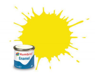 PEINTURE �MAIL HUMBROL ENAMEL 99 - LEMON - MATT - (14ML)