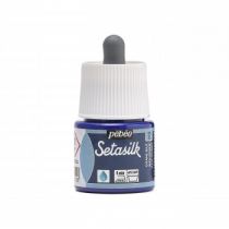 PEINTURE SUR SOIE SETASILK PEBEO 45 ML BLEU GITANE