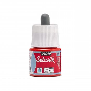 PEINTURE SUR SOIE SETASILK PEBEO 45 ML ROUGE COQUELICOT