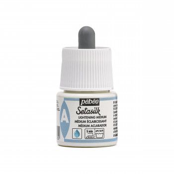 PEINTURE SUR SOIE SETASILK PEBEO AUXILIAIRES 45 ML M�DIUM ECLAIRCISSANT