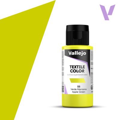 PEINTURE TEXTILE COLOR APPLE GREEN  60 ML