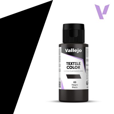 PEINTURE TEXTILE COLOR BLACK  60 ML