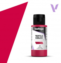 PEINTURE TEXTILE COLOR CHERRY RED 60 ML