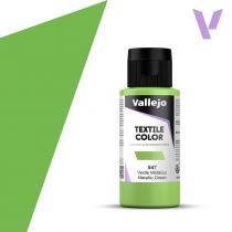 PEINTURE TEXTILE COLOR METALLIC GREEN 60 ML