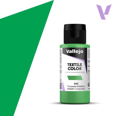PEINTURE TEXTILE COLOR METALLIC TURQUOISE 60 ML