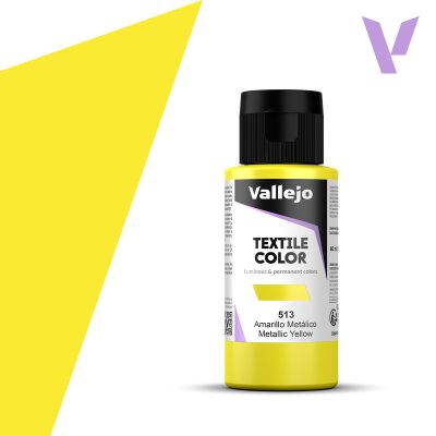PEINTURE TEXTILE COLOR METALLIC YELLOW 60 ML