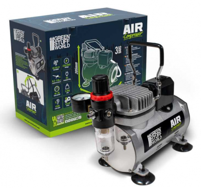 Petit Compresseur pour a�rographe Green stuff