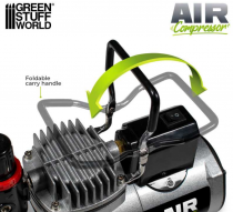 Petit Compresseur pour a&eacute;rographe Green stuff