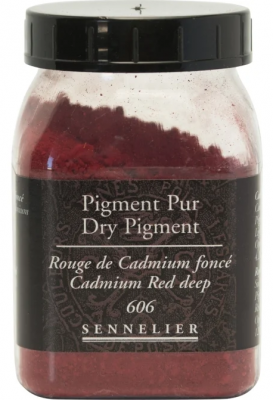 PIGMENT PUR ROUGE CADIUM FONCE 120G