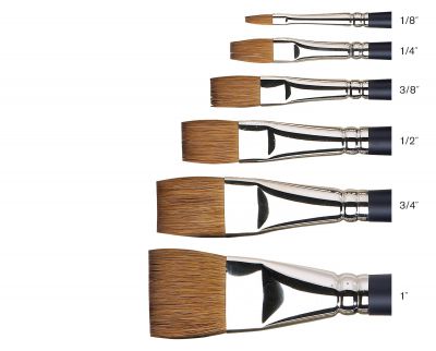 PINCEAUX AQUARELLE PLATS A LAVIS ARTISTS EN MARTRE - MANCHE COURT-
