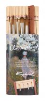 PINCELIER BAMBOU 6 MINI PINCEAUX AQUARELLE RAPHAEL CLAUDE MONET