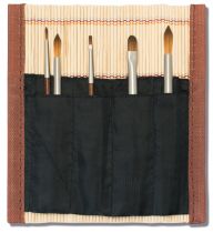 PINCELIER BAMBOU 6 MINI PINCEAUX AQUARELLE RAPHAEL CLAUDE MONET