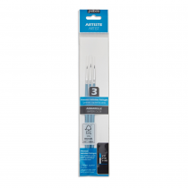 POCHETTE 3 PINCEAUX AQUA ROND FIN - 100% wood FSC