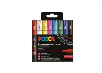 POCHETTE 8 POSCA PC1MC COULEURS BASIQUES