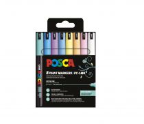 POCHETTE 8 POSCA PC1MR COULEURS DOUCES
