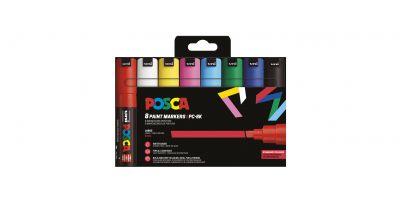 POCHETTE 8 POSCA PC8K COULEURS BASIQUES