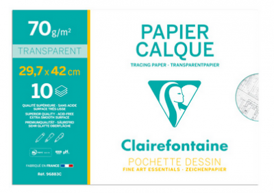 POCHETTE CALQUE A3 70GR