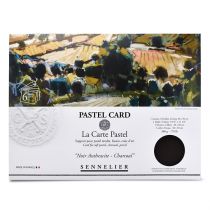 POCHETTE PASTEL CARD 40X30CM 6 Feuilles \ Noir Anthracite\ 