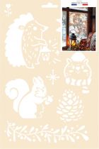 POCHOIR A4 ANIMAUX D\'HIVER 