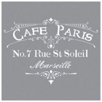 POCHOIR CAFE PARIS