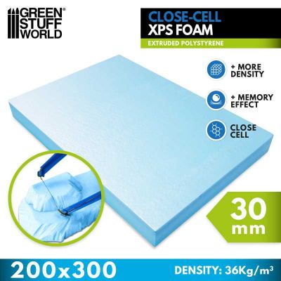 POLYSTYRENE EXTRUDED 30MM 200x300MM