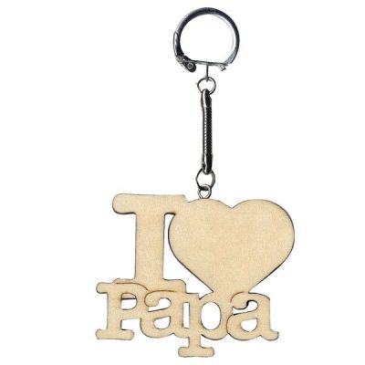 PORTE CLEFS I LOVE PAPA