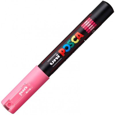 POSCA POINTE CONIQUE EXTRA FINE 0.7-1MM ROSE
