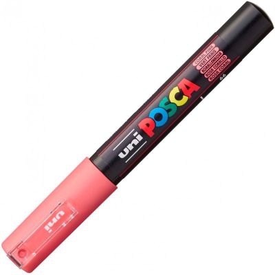 POSCA POINTE CONIQUE EXTRA FINE 1MM CORAIL