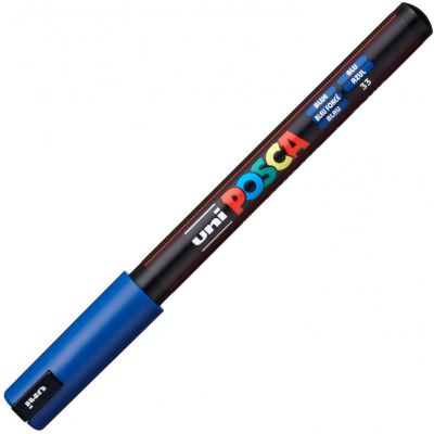 POSCA POINTE EXTRA FINE 0.7MM BLEU FONCE