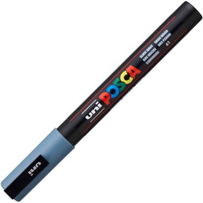 POSCA POINTE FINE 0.9-1.3MM GRIS ARDOISE