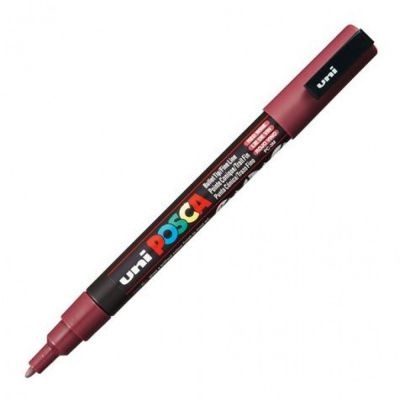 POSCA POINTE FINE 0.9-1.3MM LIE DE VIN