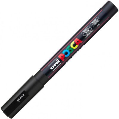 POSCA POINTE FINE 0.9-1.3MM NOIR
