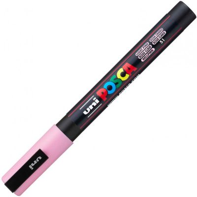 POSCA POINTE FINE 0.9-1.3MM ROSE CLAIR