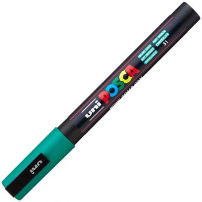 POSCA POINTE FINE 0.9-1.3MM VERT EMERAUDE